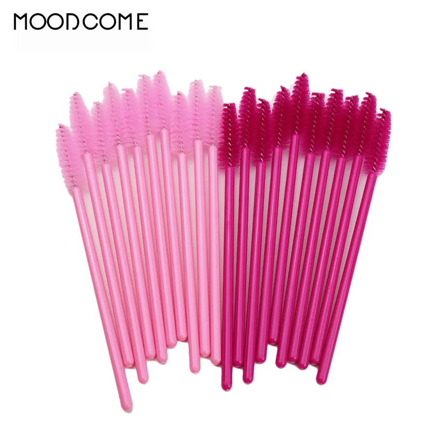 

50pcs/lot Disposable Eyelash Brush False Eyelshes Tools Mascara Wands Applicator Spoolers Cosmetic Brushes Set Makeup Brush Tool