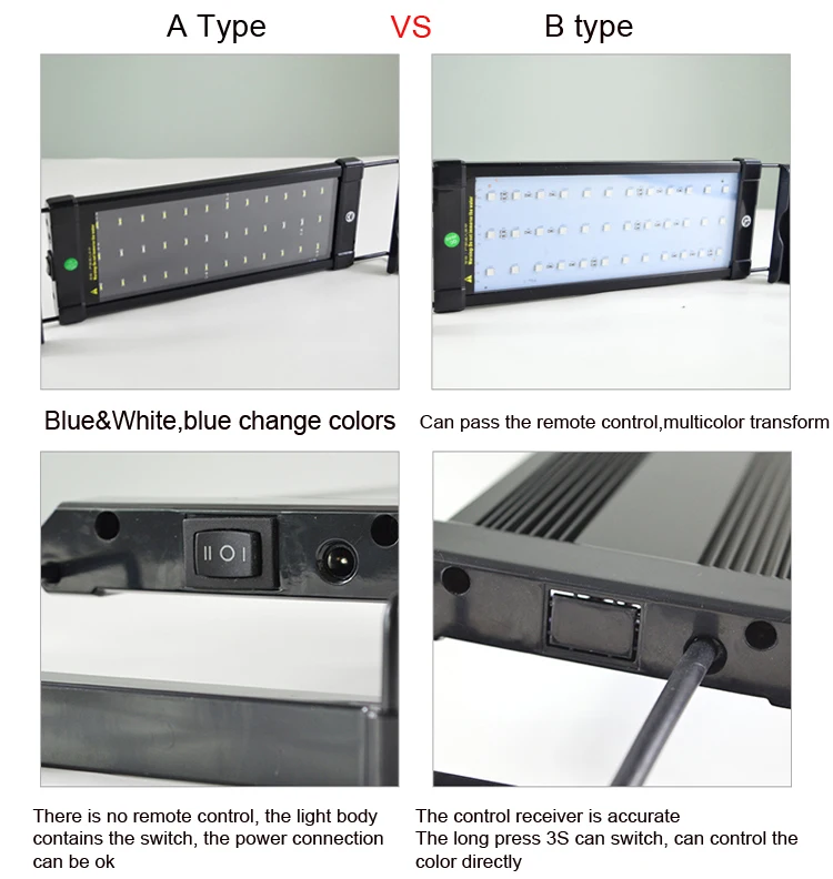 30 ~ 50 см 6 Вт аквариум светодио дный светодиодное освещение 16 изменение цвета пульт дистанционного светодио дный управления затемнения