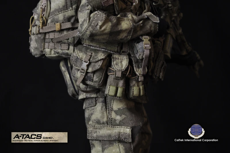 Cal-Tek US A-TACS Camo Advanced Tactical маскирующая система оператора 1/6 рисунок