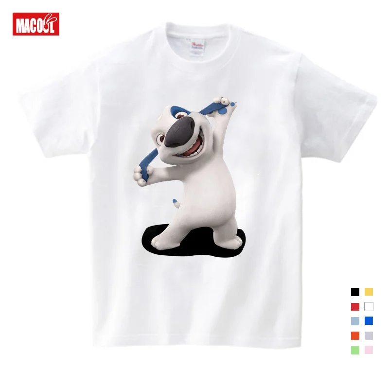 Children's Favorite Online Games Can Speak Tom Cat Prints Boy T-shirt Summer Tom Cat and His Friends Cartoon Costumes 3T-9T Children's Favorite Online Games Can Speak Tom Cat Prints Boy T-shirt Summer Tom Cat and His Friends Cartoon Costumes 3T-9T
