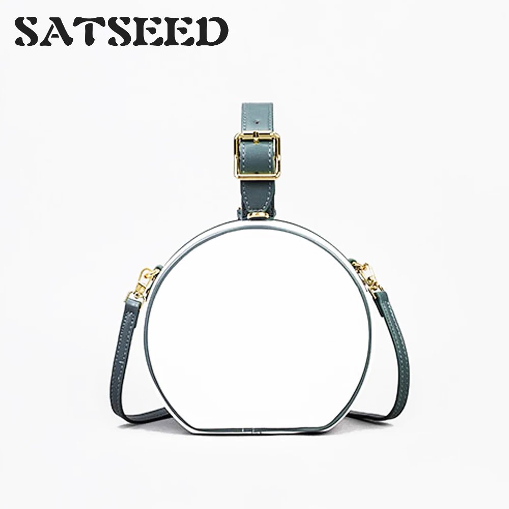 

2019 New Women European and American Retra Small Round Lock Bag Ins Color Collision Hand-held Dinner Handbag Single Shoulder Bag