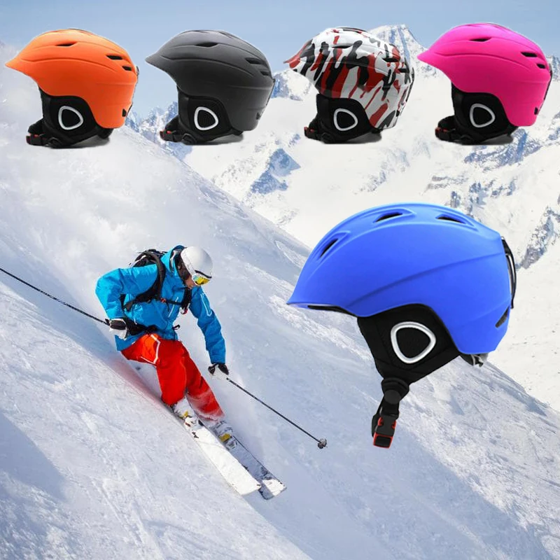 

Safety Integrally-molded Ski Helmet Snowboard Protective Helmet For Men Women Skating Helmet Gear 6 Colors