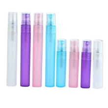 100 шт./лот) 10 мл портативный лесной пластиковый флакон духов с распылителем пустой косметический чехол с красочным для путешествий