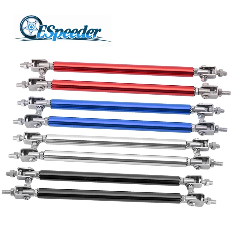 ESPEEDER Universal ajustable parachoques delantero divisor de labios puntal barra de apoyo ESPEEDER Universal ajustable parachoques delantero divisor de labios puntal barra de apoyo