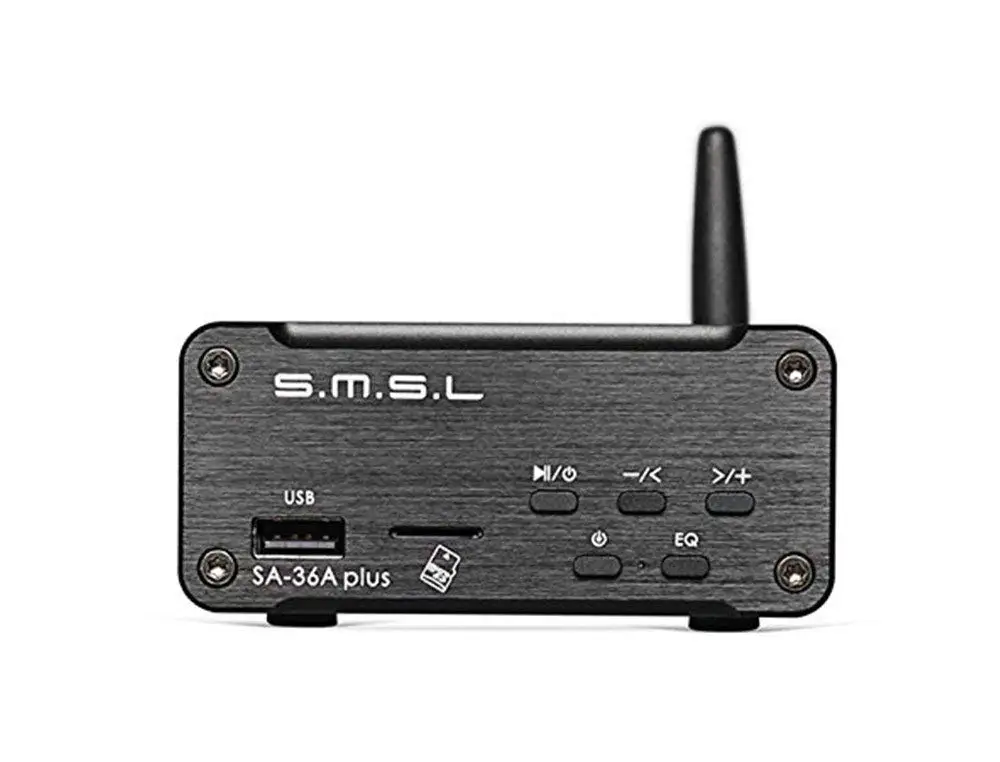 

SMSL SA-36A Plus HIFI Audio Class D Amplifier 30W*2 TPA3118 Bluetooth Digital Power Amplifier AUX /U Disk/TF card/USB Input