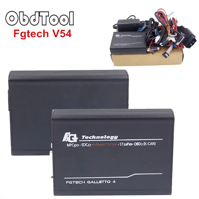 ObdTooL FGTech V54 Galletto 4 Мастер поддержки BDM полный Функция Fg Tech Авто ecu чип тюнинг БДМ OBD