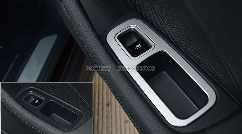 Алюминиевая внутренняя ручка двери Крышка отделка подлокотника 5 шт. для Porsche Panamera- автомобильные аксессуары