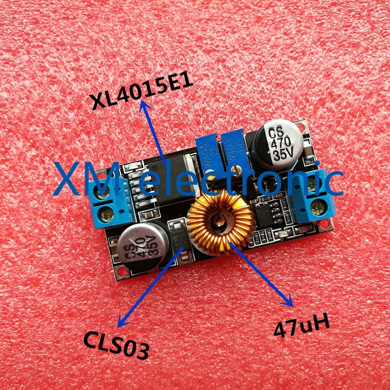 1 шт. 5A DC-DC CC CV литиевая батарея понижающая зарядная плата светодиодный преобразователь питания зарядное устройство понижающий модуль(hei) XL4015