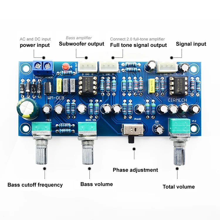NE5532 + 78m12 2 1 канальный усилитель мощности платы Hi Fi 0 фильтр для низких частот