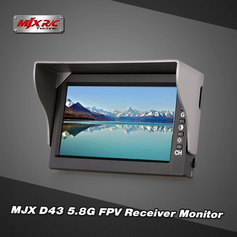 

MJX D43 5.8G FPV Receiver Moniter 32CH 4.3" RX Display Screen for MJX Bugs6 B8 Racing Quadcopter D43 Drone Quadcopter