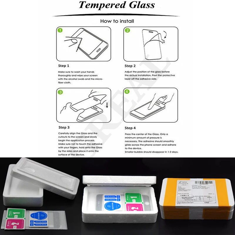 9H 2.5D 0.26MM tempered glass screen protector film (7)