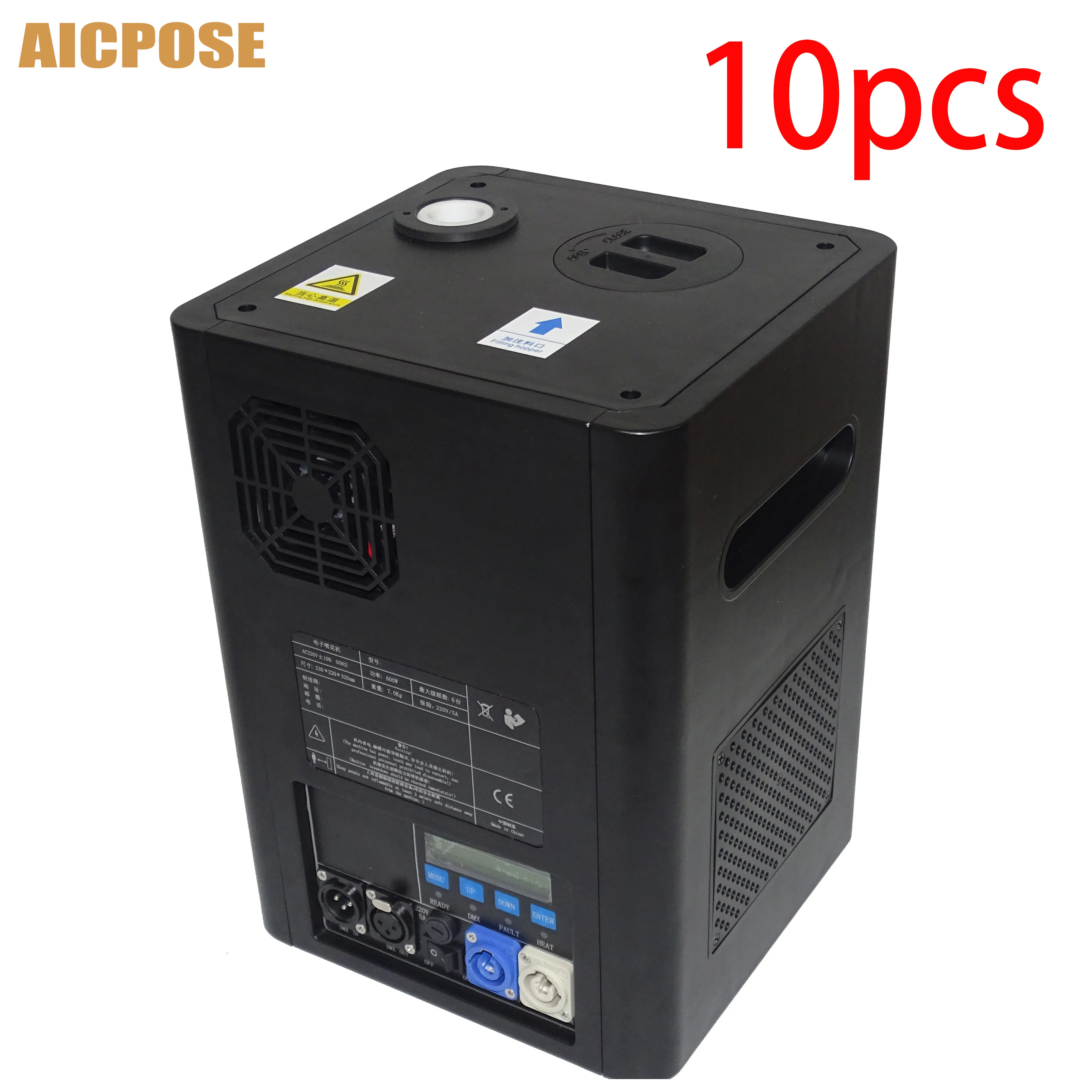 

400W 600W Stage Flame Machine With Remote Control Spray Fire Machine Dmx Flame Projectors Stage Equipment DMX Fire Spark Machine