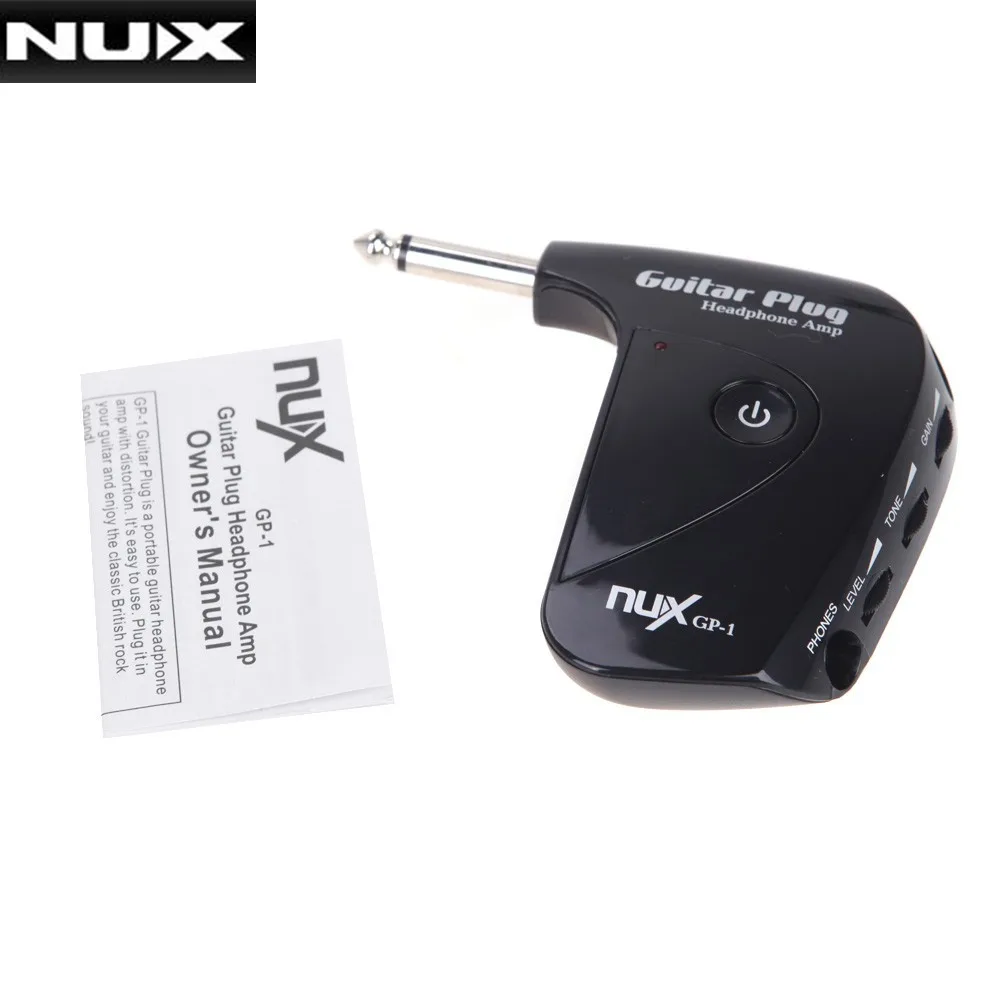 NUX GP 1 Portable Electric Guitar Amplifier Amp Mini Headphone Amp Built in Distortion Effect Top Quality Guitar Parts