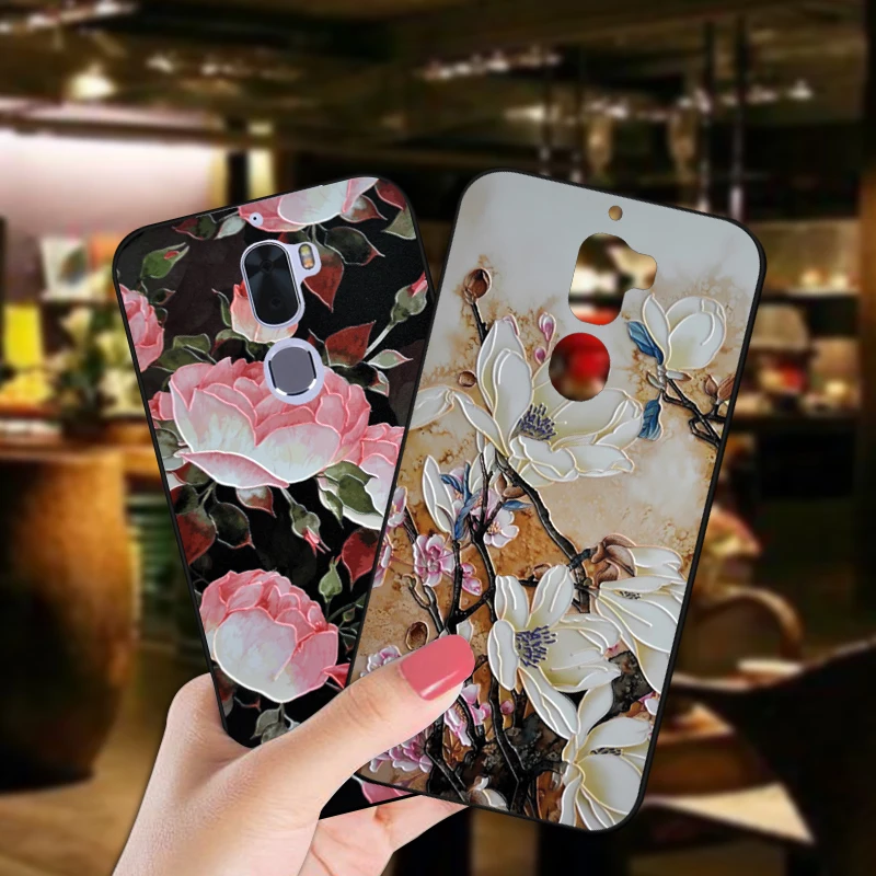 

Luxury Silicone Case For Coolpad Cool 1 LeTV Cool1 Pretty Flower TPU Phone Cover Bag For LeEco Le Cool 1 Case