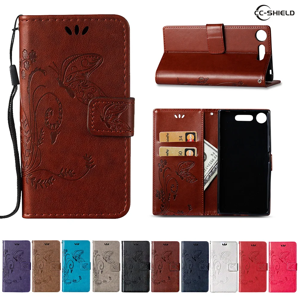 

Flip Case for Sony Xperia XZ1 G8342 G8343 Retro Leather Flip Cover Wallet Case for Sony XZ1 SO-01K SOV36 701SO Mobile phone bag