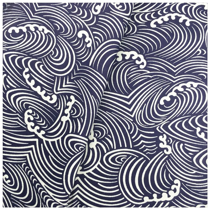 

Wave Design Printed Patchwork Cotton Fabric Fat Quarter Bundle Diy Sewing Patchwork For Bags Clothes Bedding Textile
