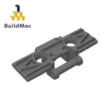 Buildmoc monta partículas 57518 88323 ligação de alta tecnologia piso largo com blocos de construção peças diy elétrica educa