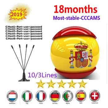 

Most stable Cccam Spain/cline 1 year for Europe Spain Europe CCCAM DVB-S2 Europe clines for Free Sat V8 V7 Free Shipping