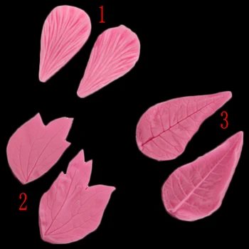 

Petal Embossing Mold Leaves Fondant Silicone Mold Cake Decorated Candy Cake 3d Food Grade Silicone Diy Baking