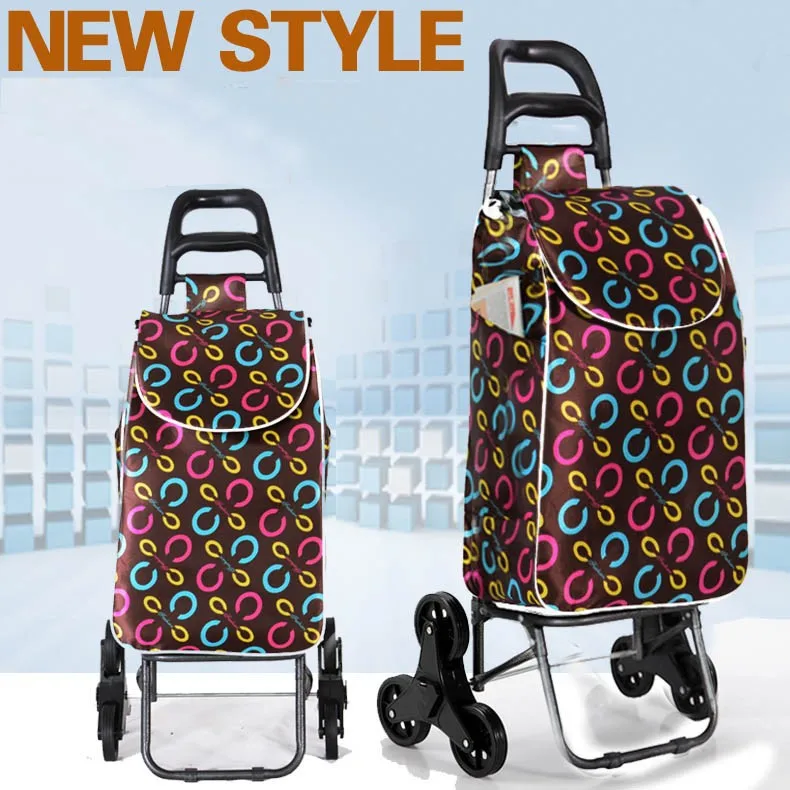 Pliable Festival De Shopping Trolley bagages sac avec de fortes roues Assortiment Couleur 