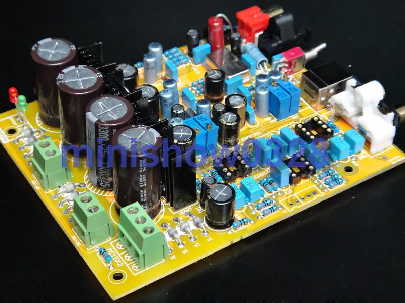 НОВЫЙ ЦАП AD1955 WM8805 декодер аудио DIY KIT usb Совместимость XMOS U8 7pin высокого класса |