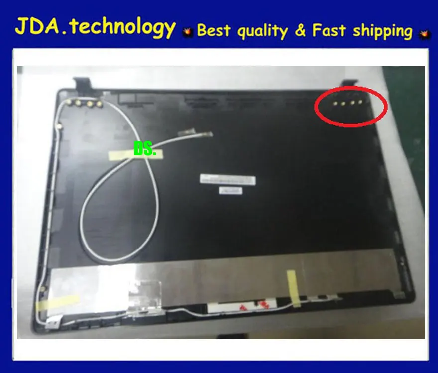 Wellendorff / lcd верхний чехол для ASUS K550D K550 X551 X550 X550DP задняя крышка, черный