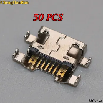

ChengHaoRan 50pcs micro usb Charging Charger Port Dock Connector For LG G2 Mini D618 D620 F240 F240S pcb mini usb jack socke