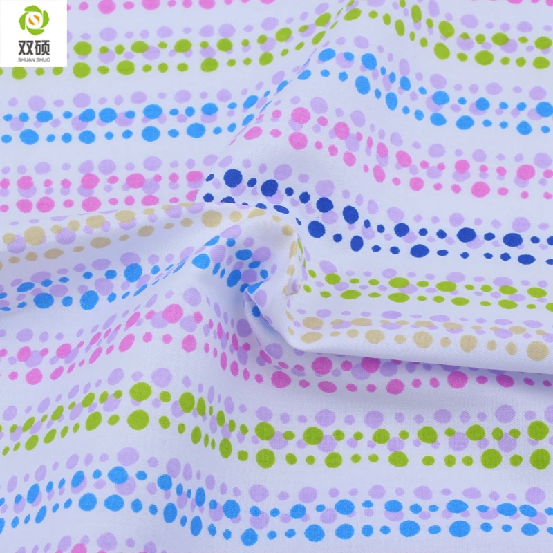 Shuanshuo Tissus Cotton Patchwork Fabric Telas Fat Quarter Bundles Fabric For Sewing DIY Crafts Purple Color 40*50cm 5pcs/lot