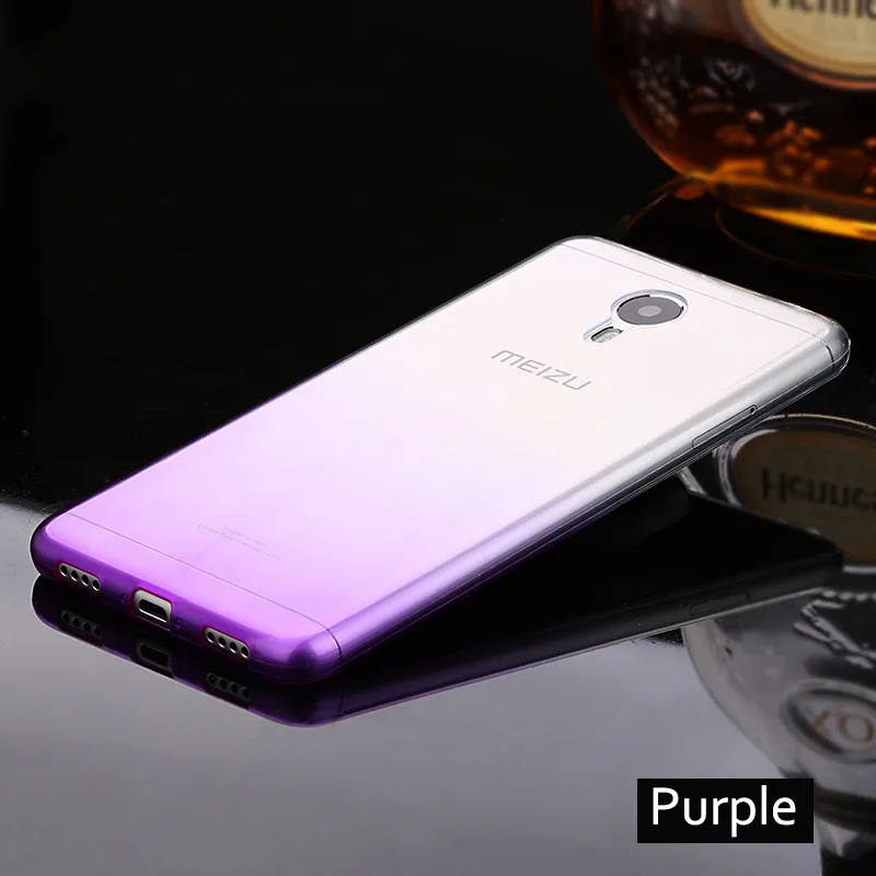 

Fashion Gradient Color Tpu Case For Meizu M3S M5S M3 M5 Note Pro6 MX6 U10 U20 Pro 6 MX 6 Soft Clear TPU Case