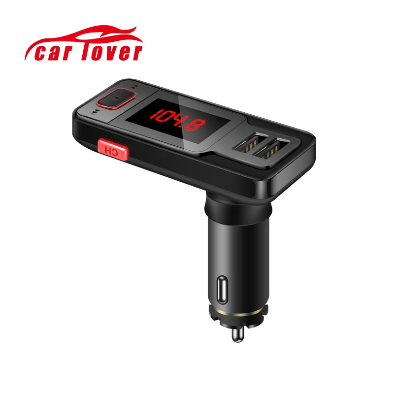 Car Wireless Bluetooth FM Transmitter Kit Handsfree Speaker LCD MP3 WMA