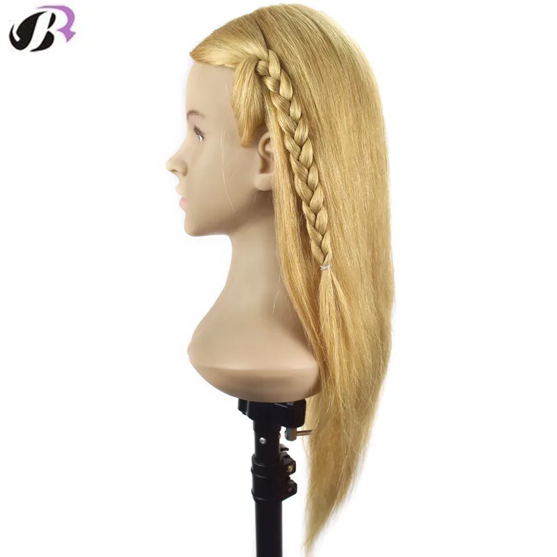 50cm Natural Human Hair Hairdressing Head Mannequin Head Model With Shoulder Practice Salon Training Doll Head For Hairstyles 50cm Natural Human Hair Hairdressing Head Mannequin Head Model With Shoulder Practice Salon Training Doll Head For Hairstyles