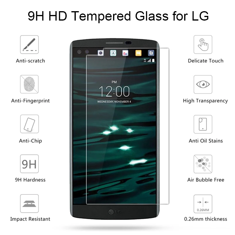 Защитное стекло для LG G3 Beat G3S закаленное защитное G2 Mini 9H HD стилус G4 G4S G4C|Защитные