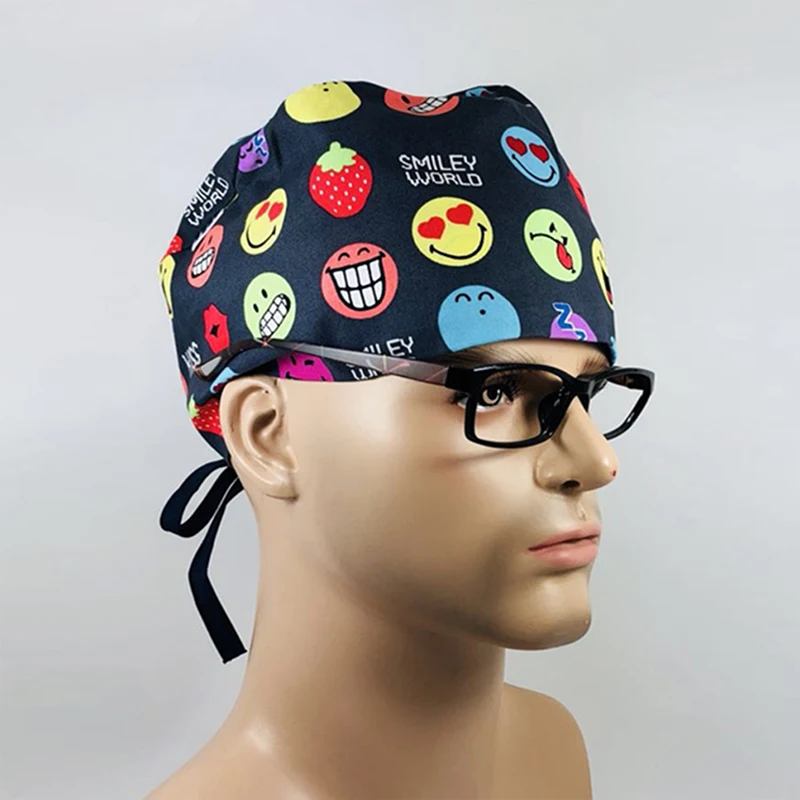 sanxiaxin Medical Scrub Surgical Nurse Cap New Pet Doctor Hat Hospital Doctor Surgery Hat Dentist Veterinary Medical Accessories - Цвет: hat