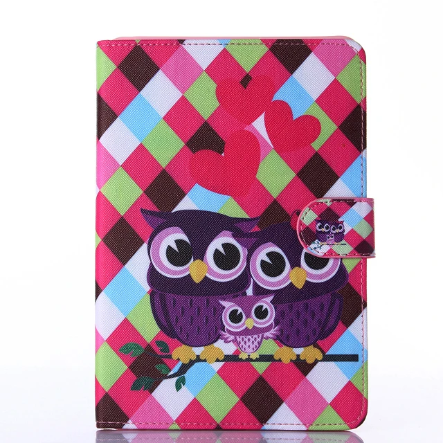 

The colorful bird lattice pattern Flip Case for Apple iPad air1 2 with iPad mini 2 3 4 iPad 2 3 4 pro Cover Case Free Shipping