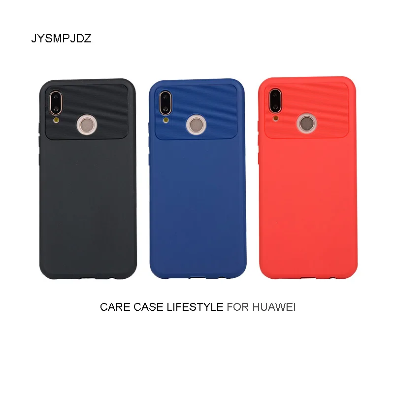 Для huawei Nova3 e чехол P20 Lite EMEA ANE-LX1 ANE-L21 для Nova 3e ANE-AL00 P 20 lite сплошной цвет ТПУ телефона |