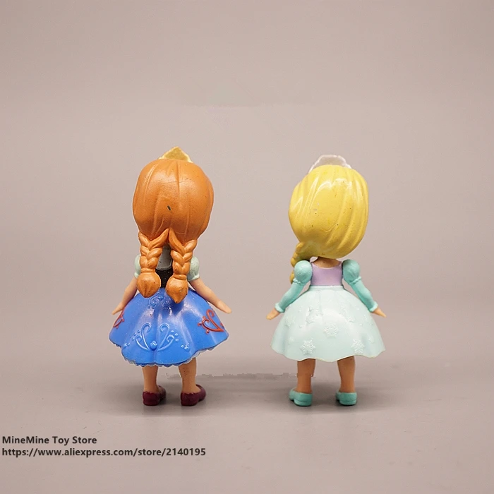 ZXZ Frozen Elsa Anna princess 8cm 2pcs/set Action Figure Posture Anime Decoration Collection Figurine Toy model children gift ZXZ Frozen Elsa Anna princess 8cm 2pcs/set Action Figure Posture Anime Decoration Collection Figurine Toy model children gift
