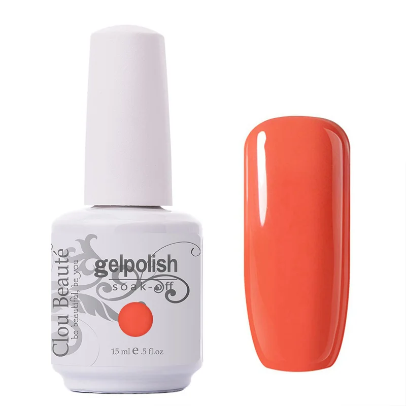 

Traditional 220 Colors 15ml Clou Beaute BIZ-CB-B1462 Top Gel Nail Polish Soak-Off Professional UV Gel Polish Nail Salon