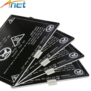 

5PCS MK3 Latest Aluminum Heatbed Upgraded Black Hotbed from MK2B for Mendel RepRap i3 3D Printer Hot-bed Support 12V