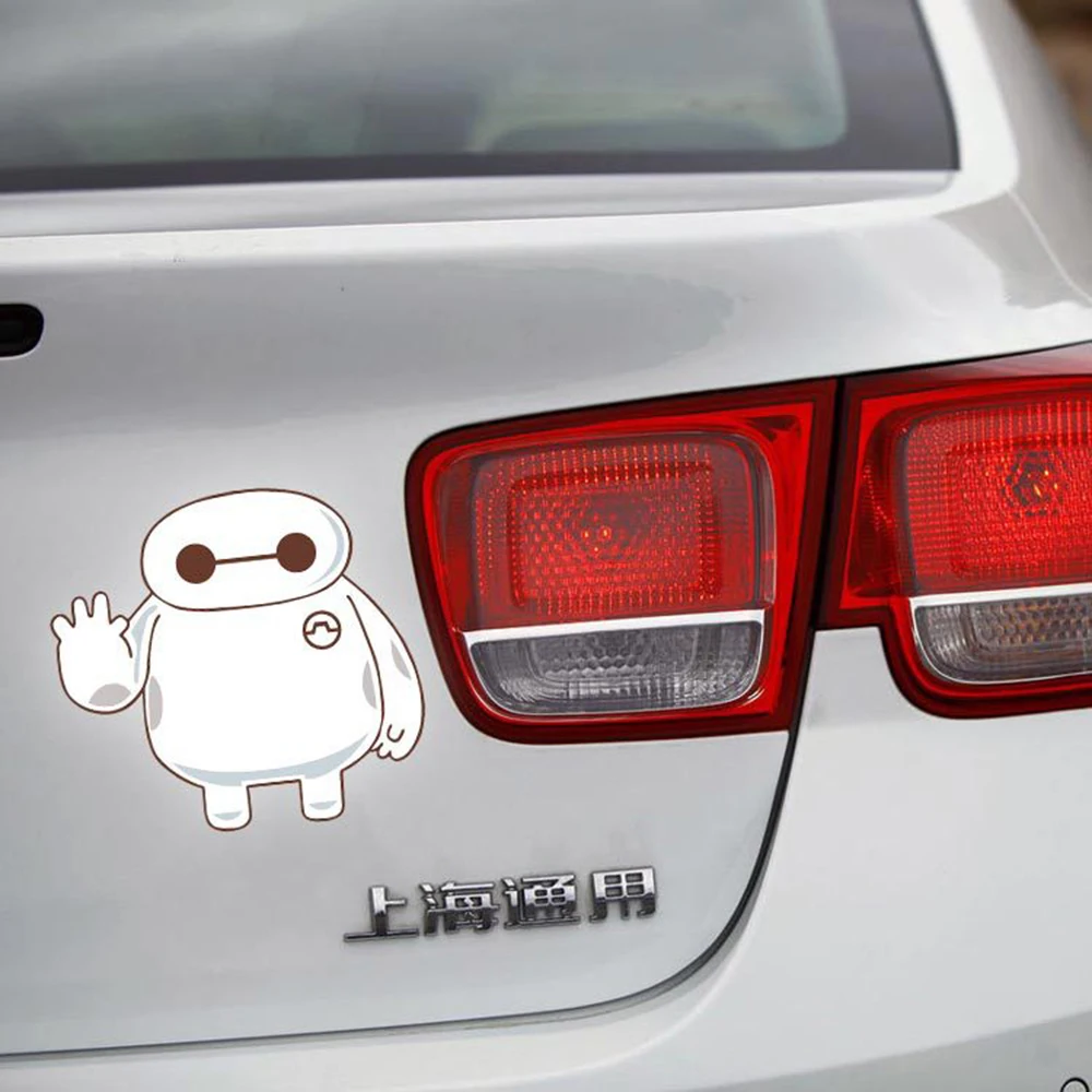 Новинка наклейки для кузова автомобиля Big Hero 6 Baymax Toyota Chevrolet Volkswagen Tesla Hyundai Kia Lada|car