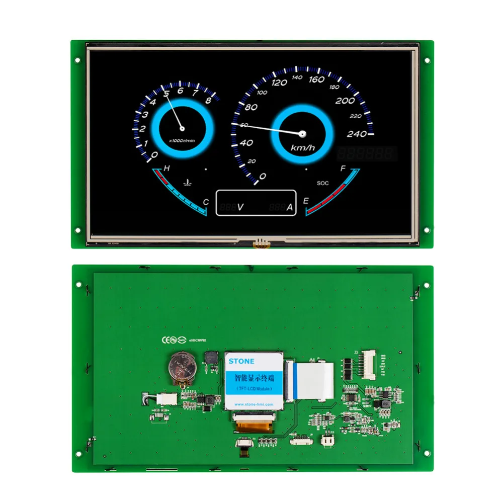 

10.2" full color tft lcd touch panel uesd for engineering of security