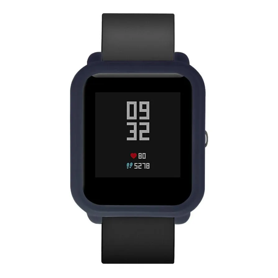 Soft TPU Protection Silicone Full Case Cover For Huami /Amazfit /Bip /Youth Watch wearable devices fitness bracelet relogio