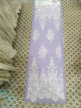 

Latest 15yards Nigerian laces Fabric 2018 African Laces Fabrics With Sequins High Quality Nigerian Lace For Wedding Dress