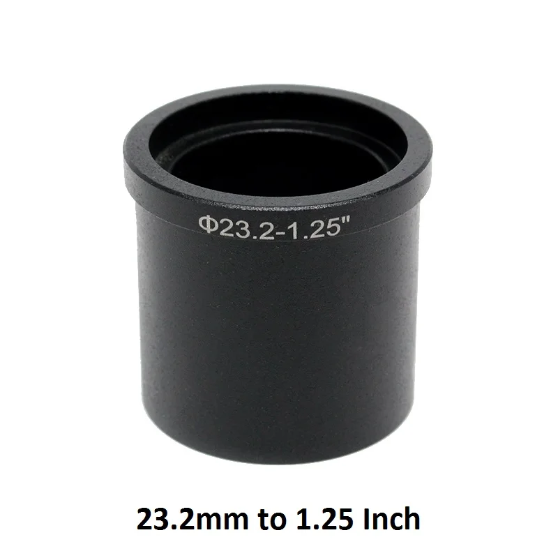 23.2mm to 1.25 inch Адаптер для окуляра кольцо 23,2 мм до 30 мм 30,5 мм 1,25 дюйма USB камера для стерео микроскопа астрономический телескоп аксессуары - Цвет: 23.2mm to 1.25 inch