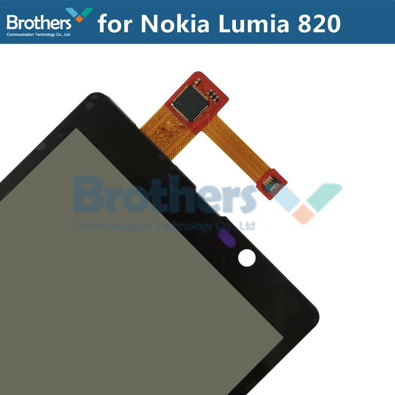 Дигитайзер сенсорного экрана для Nokia Lumia 820 N820 переднее Сенсорное стекло для Nokia 820 сенсорная панель Замена телефона тест