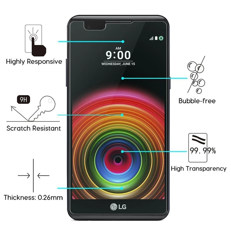 2 шт. Защитное стекло для lg x power 2 3 xpower xpower2 xpower3 power2 power3 gl закалённое Защитное стекло для экрана Защитная пленка glx