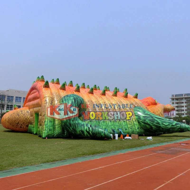  Large creative crocodile style inflatable huge tent
