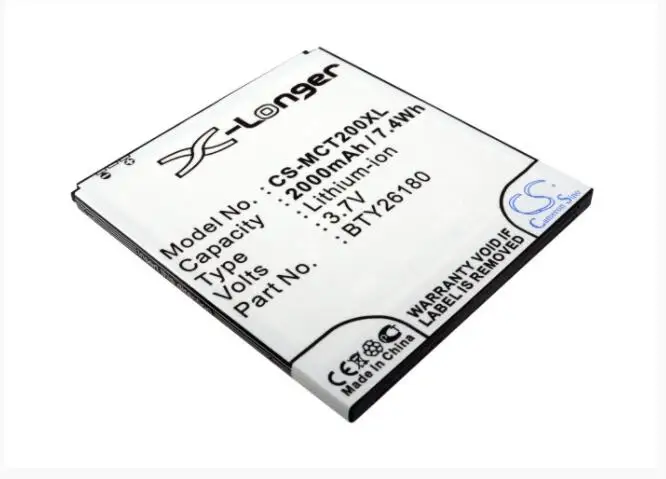 Cameron sino 2000 мАч батарея для Mobistel Cynus T2 MT-9081W SH26160Mobistel/STD SH26162Mobistel/STD BTY26180MOBISTEL/STD