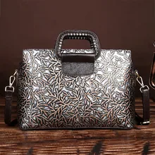 Новое поступление, женская сумка, натуральная кожа, сумка-тоут, известный бренд, тисненая воловья кожа, винтажная сумка-мессенджер, сумки на плечо, высокое качество