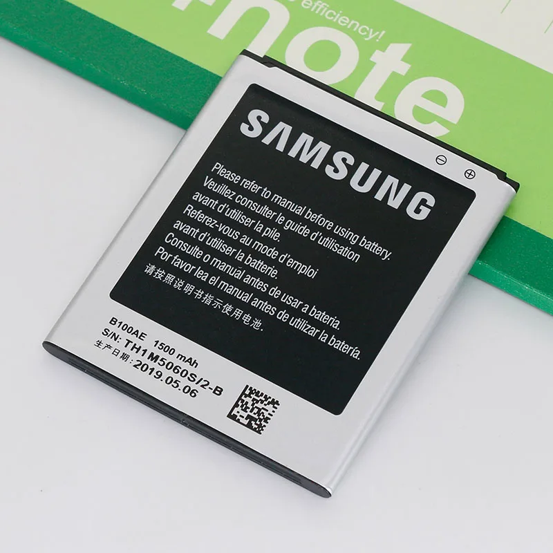 Оригинальный аккумулятор samsung B100AE для Galaxy Ace 3 S7270 S7272 S7260 S7262 S7273 S7390 S7392 S7898 G318 1500 мА
