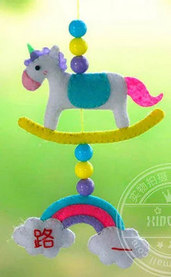 Personality car hanging Fabric Felt kit Non-woven cloth Craft DIY Sewing set Felt Handwork Material DIY needlework supplies